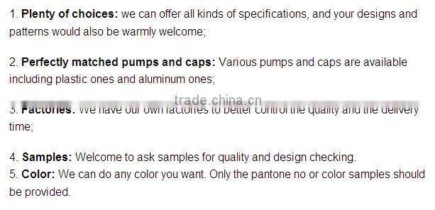 100ml plastic bottle with pump