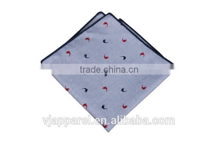 Custom Logo Warner Wedding Pocket Square