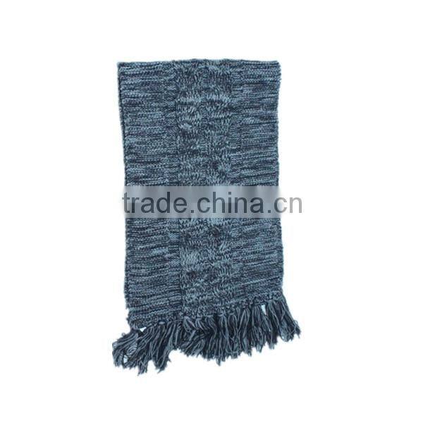 2014 Men' Tassel New Style Hand Knitted Scarf Patterns