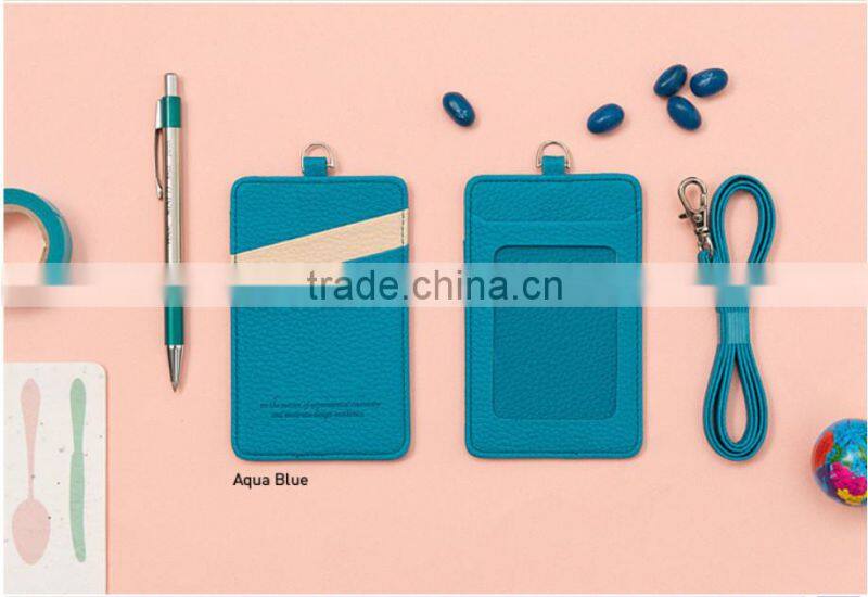 Neck Strap Lanyard Case Business Badge ID Window Card Holder