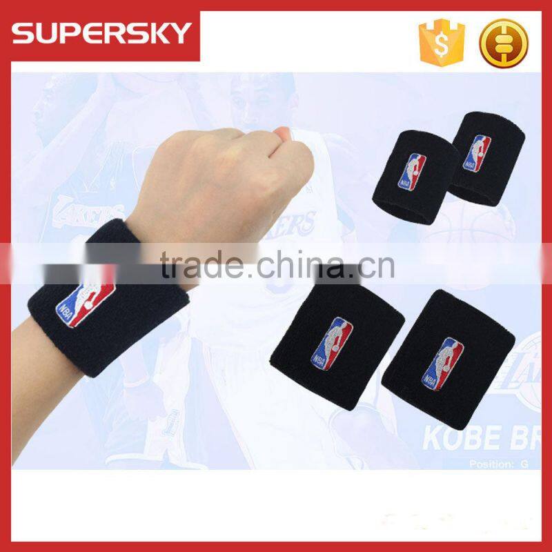 V-649 customize colorful sports sweatbands wrist support fashion woven wristband support brace custom sweatband wristbands