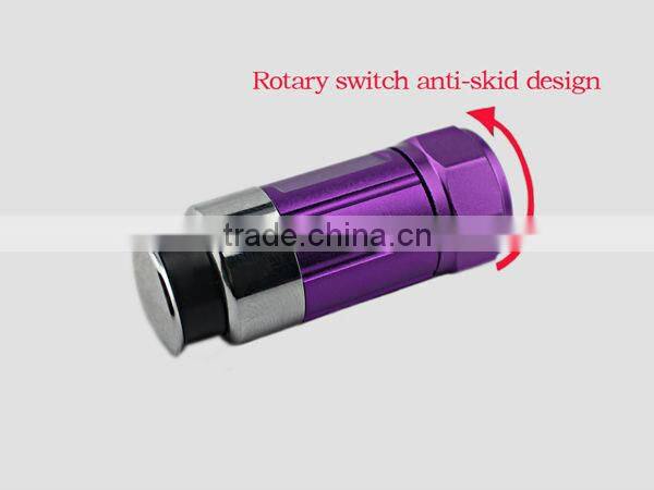 Rechargeable aluminum led cigarette lighter