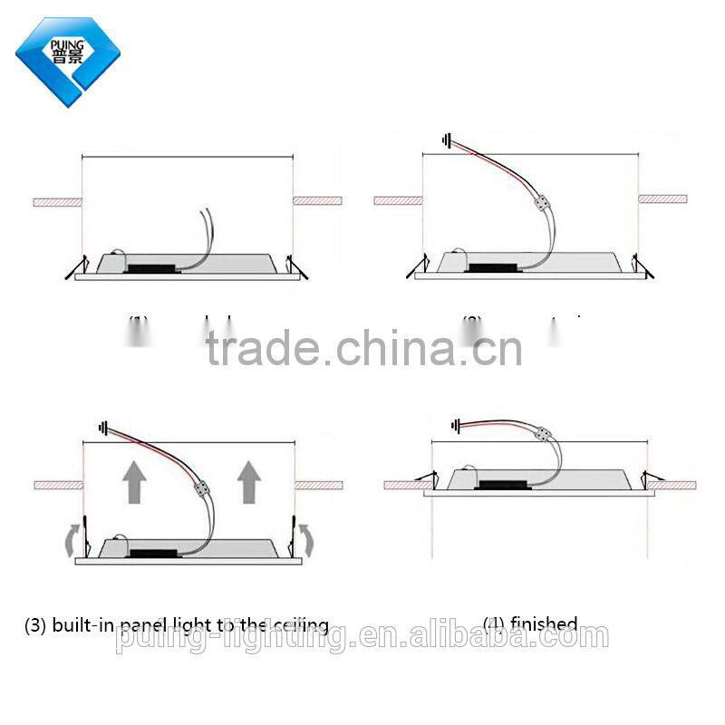 square led panel light SMD 2835 6W 9W,12W milky diffuser led light panel