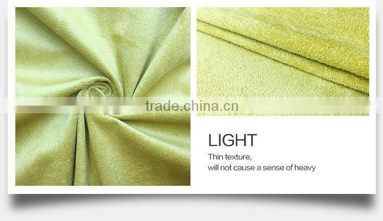 High density microfiber pu suede upholstery fabric