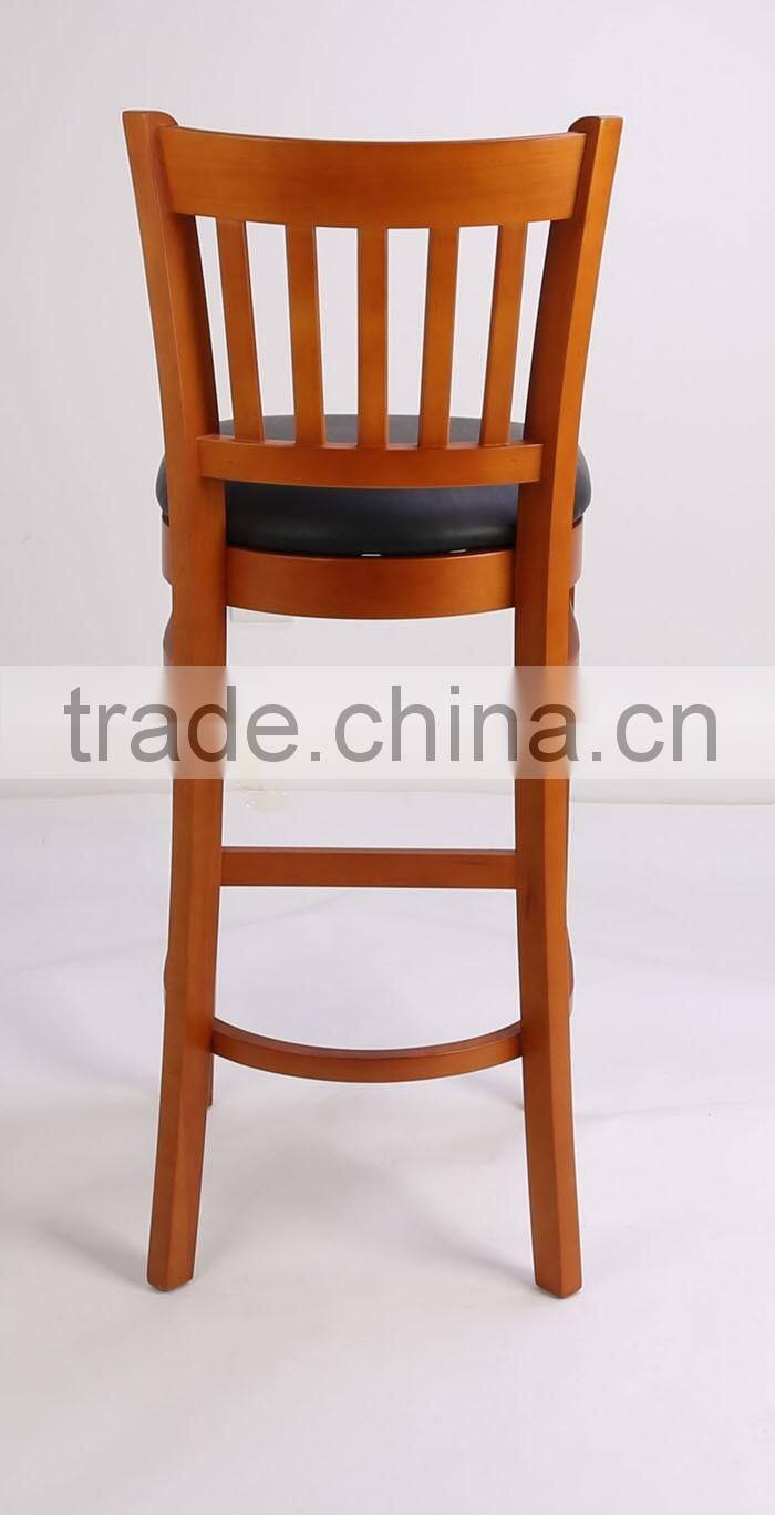 beech wood barstool wood chair hotel chair