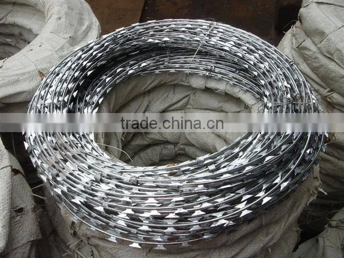 razor spiked wire mesh