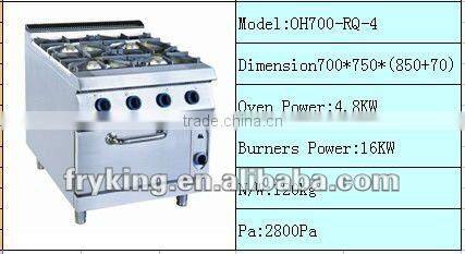 Gas Range 4-burners&Gas Oven