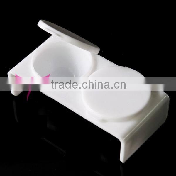Easam hot plastic nail dappen dish,nail brush washing cap