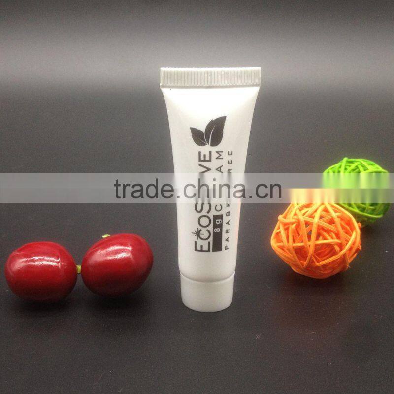 10ml cosmetic plastic tube for shaving cream and tooth paste