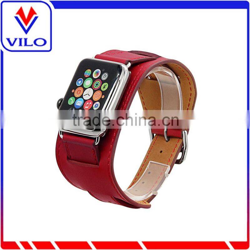Hot Sale Genuine Leather Watch Band Leather Watch Straps For Apple Watch