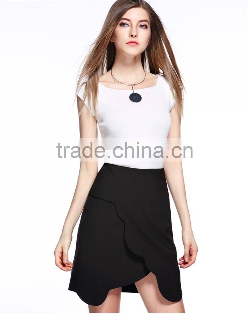 Fashion Korea Boat Neck Women Ladies Knitted Slim T Shirt Sleeveless Blouse Ladies Casual Tops latest design