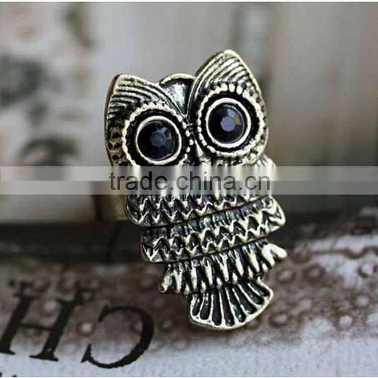 online shopping beautiful finger owl ring designs