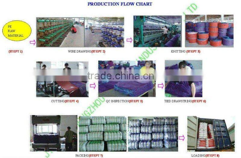 2012 top sale pe net bags with drawstring for fruit and vegetable with OEM service