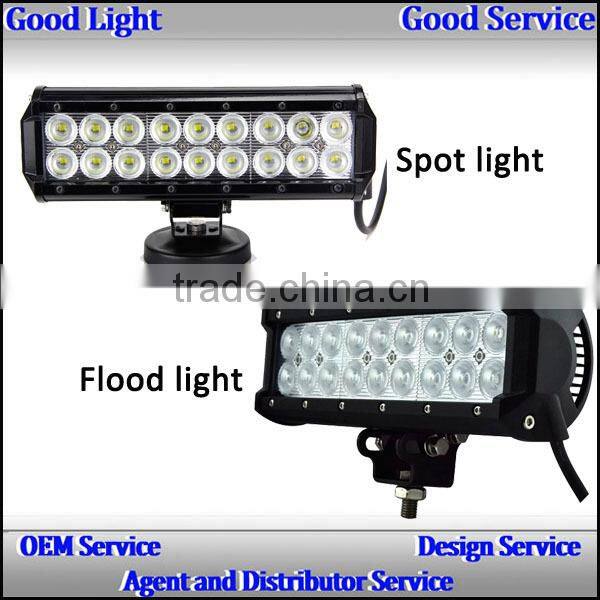 Waterproof rate IP67 54w outdoor light,factory price of led light bar
