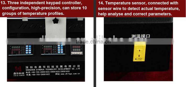 Weller smd rework station with hot air for laptop PC mobile motherboard repair DH- A09L