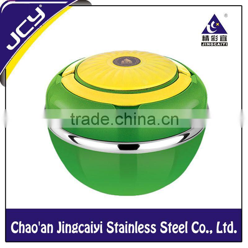 Stainless Steel Apple Shape Food Container/ Tiffin Lunch Box