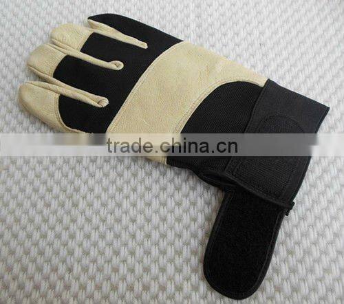 pigskin leather working gloves for oil working