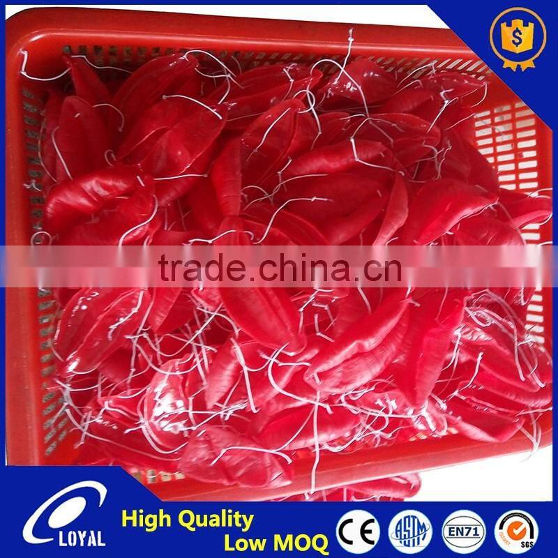 Valentine Day lovely Plastic Kiss Lip Best-sale Party Decoration Supplies Hanging Ear Red Lips