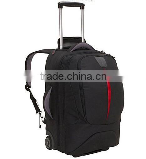 2015 new design large capacity outdoor multifunctional wheeled backpack