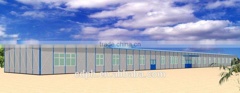 Economical sandwich panel steel prefab timber house