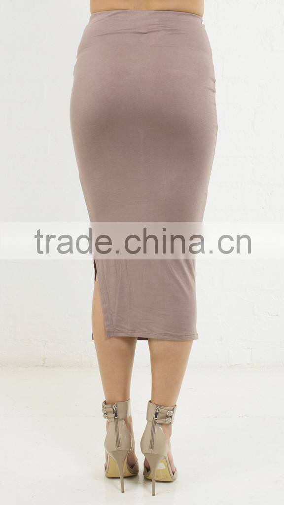 2016 New arrival long cotton skirt for women long maxi skirts