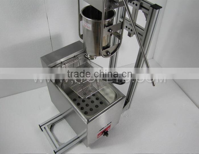 Stainless steel Churros Machine and Gas fryer