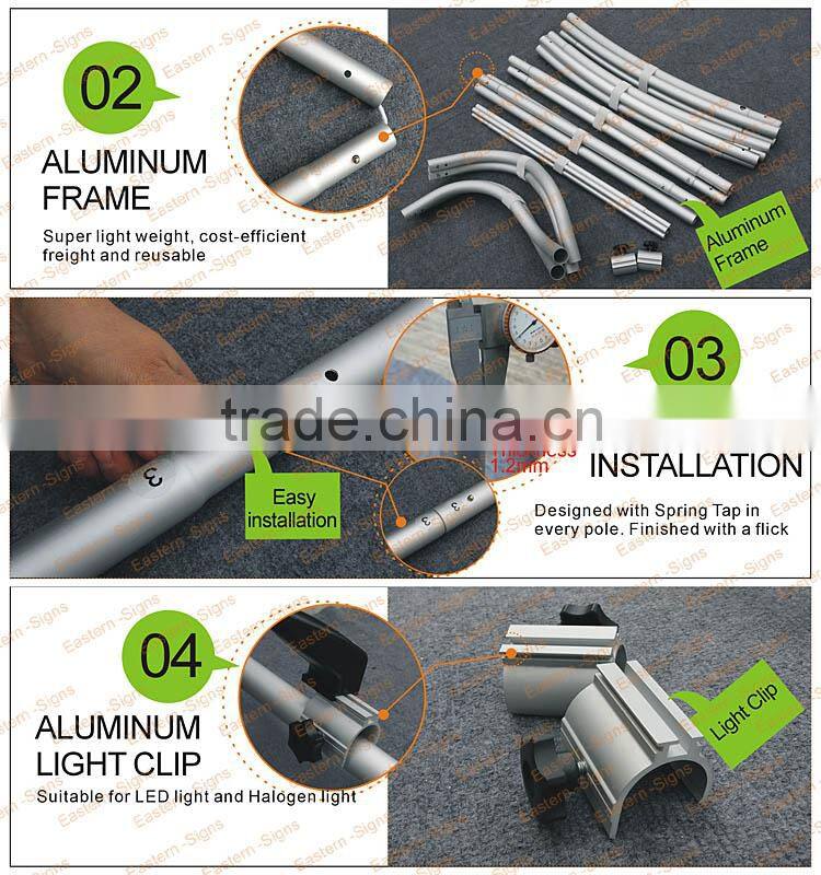 Tension Fabric display portable Trade Show Booth