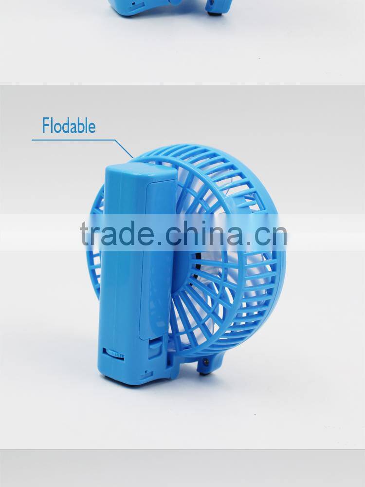 Usb Table Rechargeable Mini Fan with Led Lights