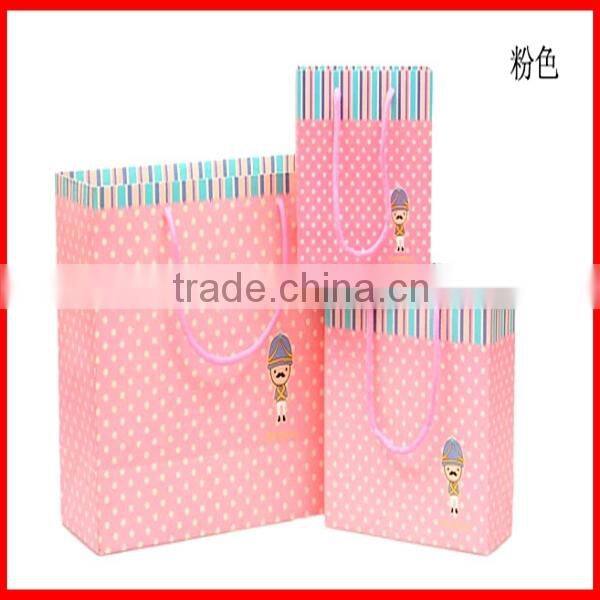 Luxury Small Point Printed Shopping Paper Bags With Handles