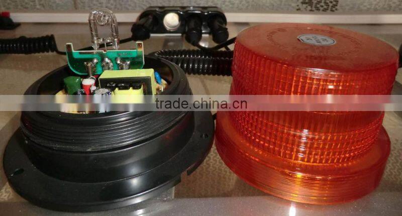 Forklift Warning Light,Warning Beacon,Beacon Light,Xenon Strobe Flash Beacon(SR-BL-602C-CP,W Cage Protector, M Tube)12-110V