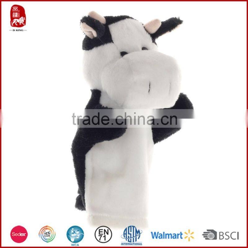 Wholesale customized Velvet Finger Animal hand Puppet Play Learn Story Toy