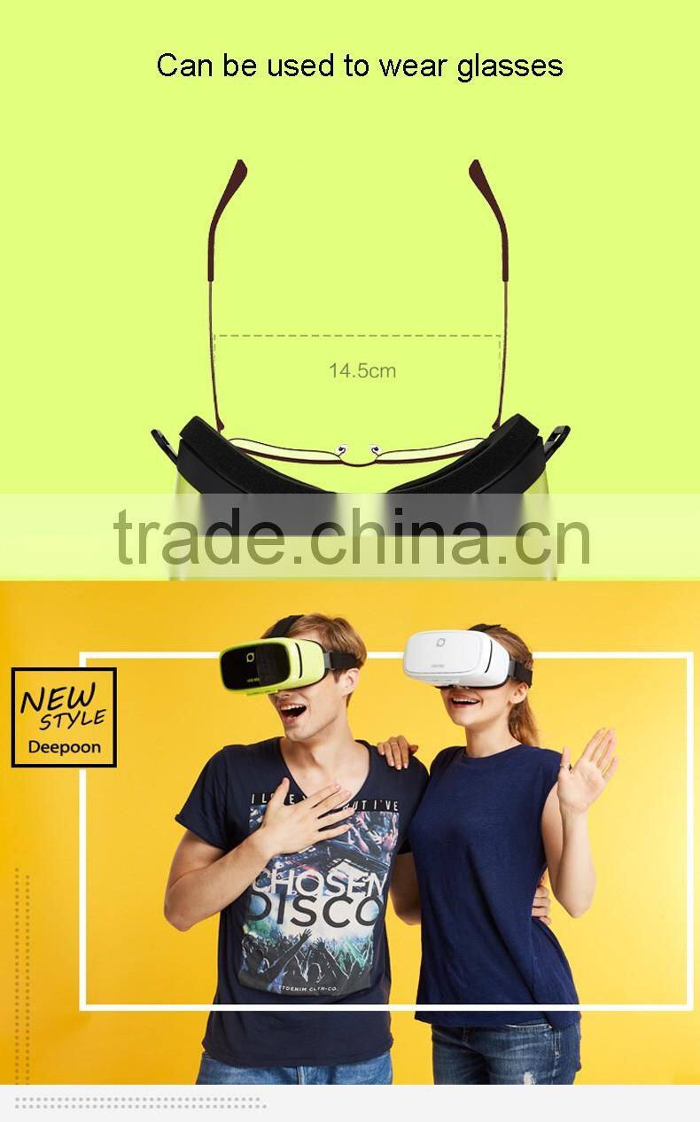 2016 New Inventions News Virtual Reality Glasses Vr Headset Deepoon V2Y Best Price Vr Shinecon 3D Glasses