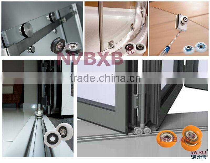 Hot Sale Low Noise and Long Working Life sliding door PVC wheels