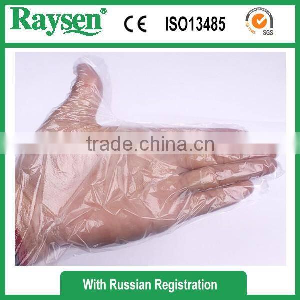 OEM available disposable PE glove with cheap price