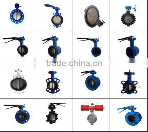 demo butterfly valve with cast iron body