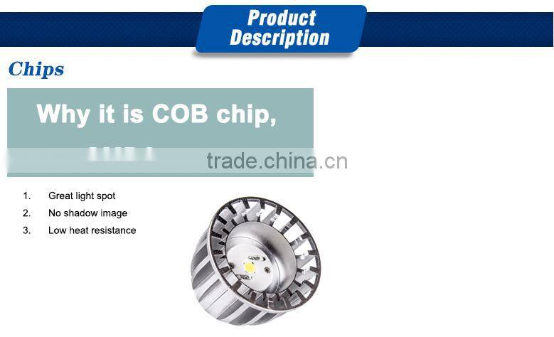 Factory supply high power adjustable led mini spotlight