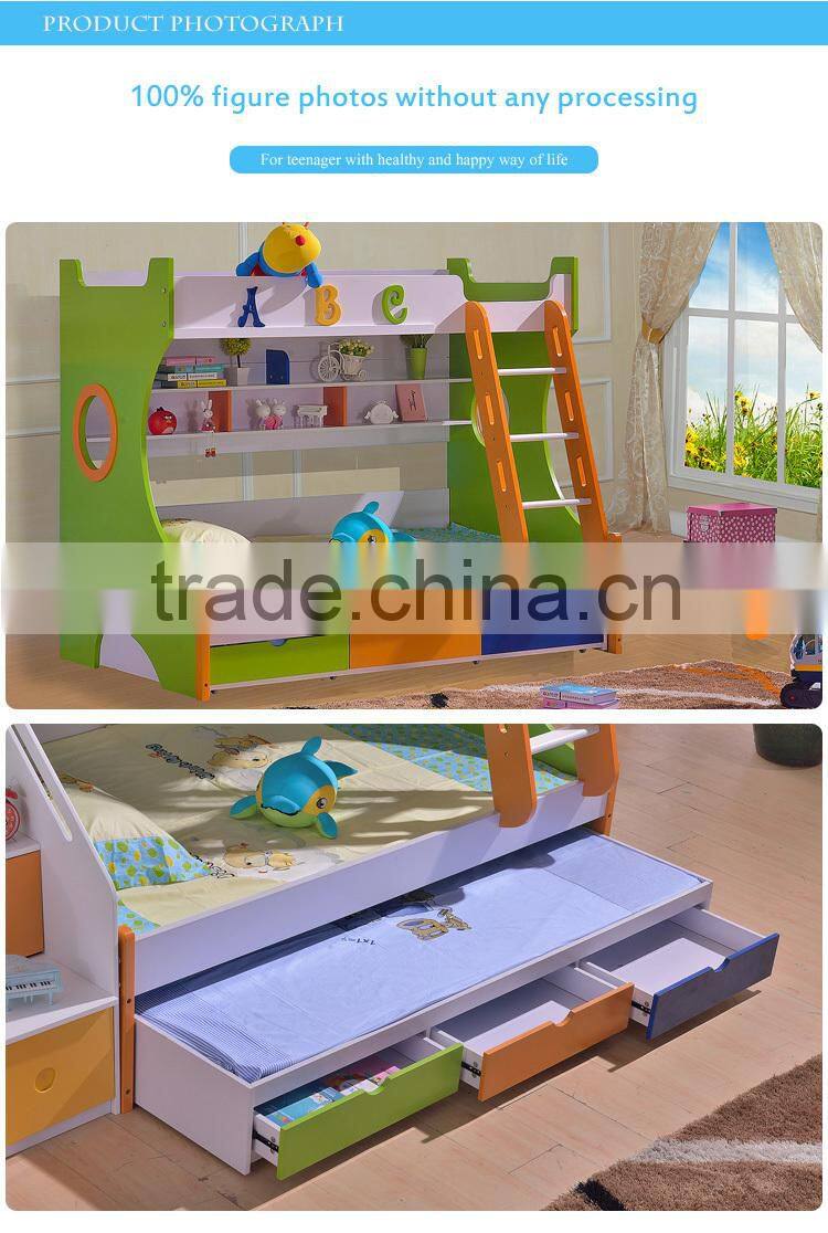 Twin Bunk beds frame double Futon bunk bed 805