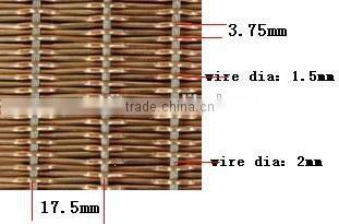 Brass mesh /New decoration material copper mesh( made in China)