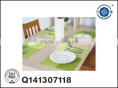 2016 hot sale pvc placemat