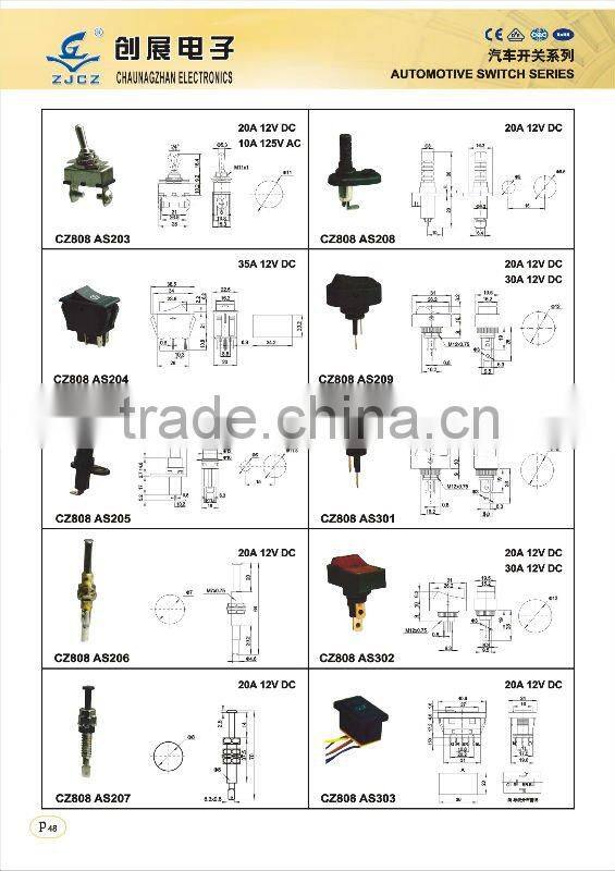 automotive switch/ toggle switch