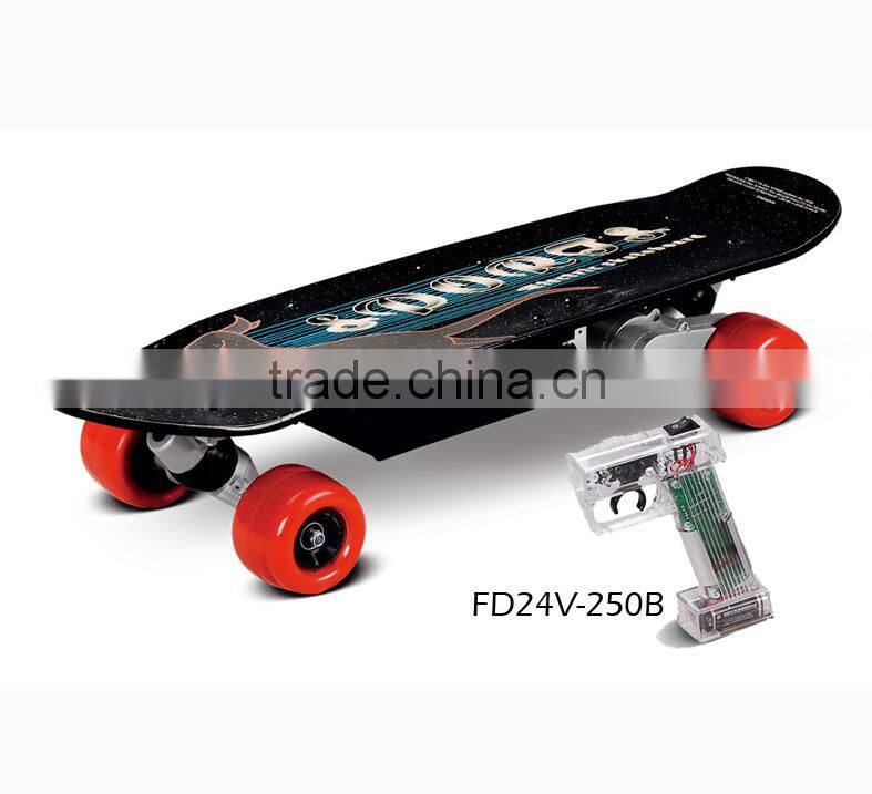 2016 hot selling electric skateboard 400watts