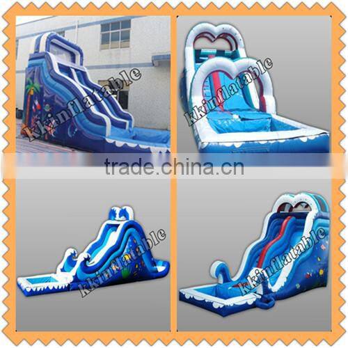 Ocean Theme inflatable water slide park equipment