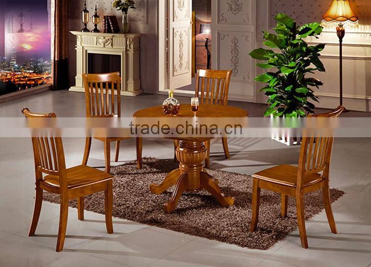 Solid Wood Ash/Beech/Birch/Oak/Rubber Wood/Rosewood Dining Table Made in China