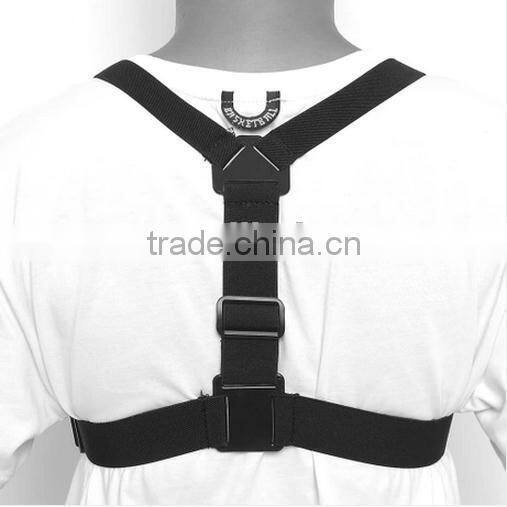 Elastic Chest Body Strap Mount Belt Band Harness with Camera Tripod Mount Adapter for GoPro HD Hero 1 2 3