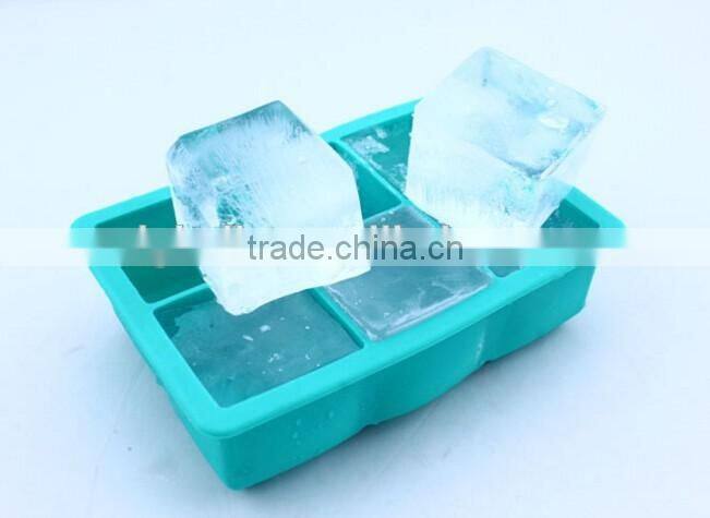 24 Cavities Square Shaped Silicone Ice Cube Tray