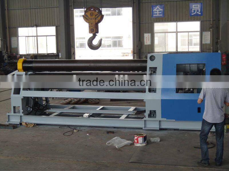 pre-bending hydraulic plate rolling machine 4-roller CNC plate rolls bending machine