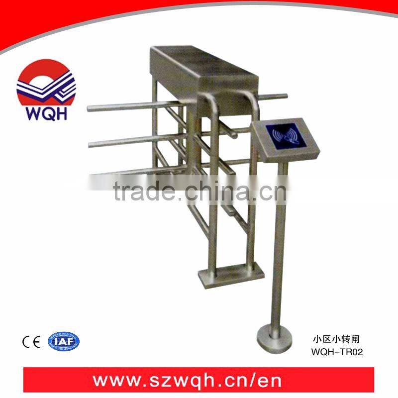 For Community safety Entrance Access control Automatic stainless steel half height Turnstile gate with sample available
