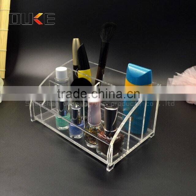 new arrival high transparent custom acrylic makeup organizer