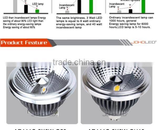 Epistar cob dimmable gu10 led AR111,12v g53 led lamp g53, gu10 led cob ar111 dimmable 13w 15w AC100-240V spotlight