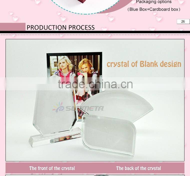 Sunmeta Directly Sublimation Coated Crystal, Crystal Home Decorative Items